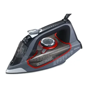 Black Decker Top-Quality Steam Iron With 2yrs Warranty
