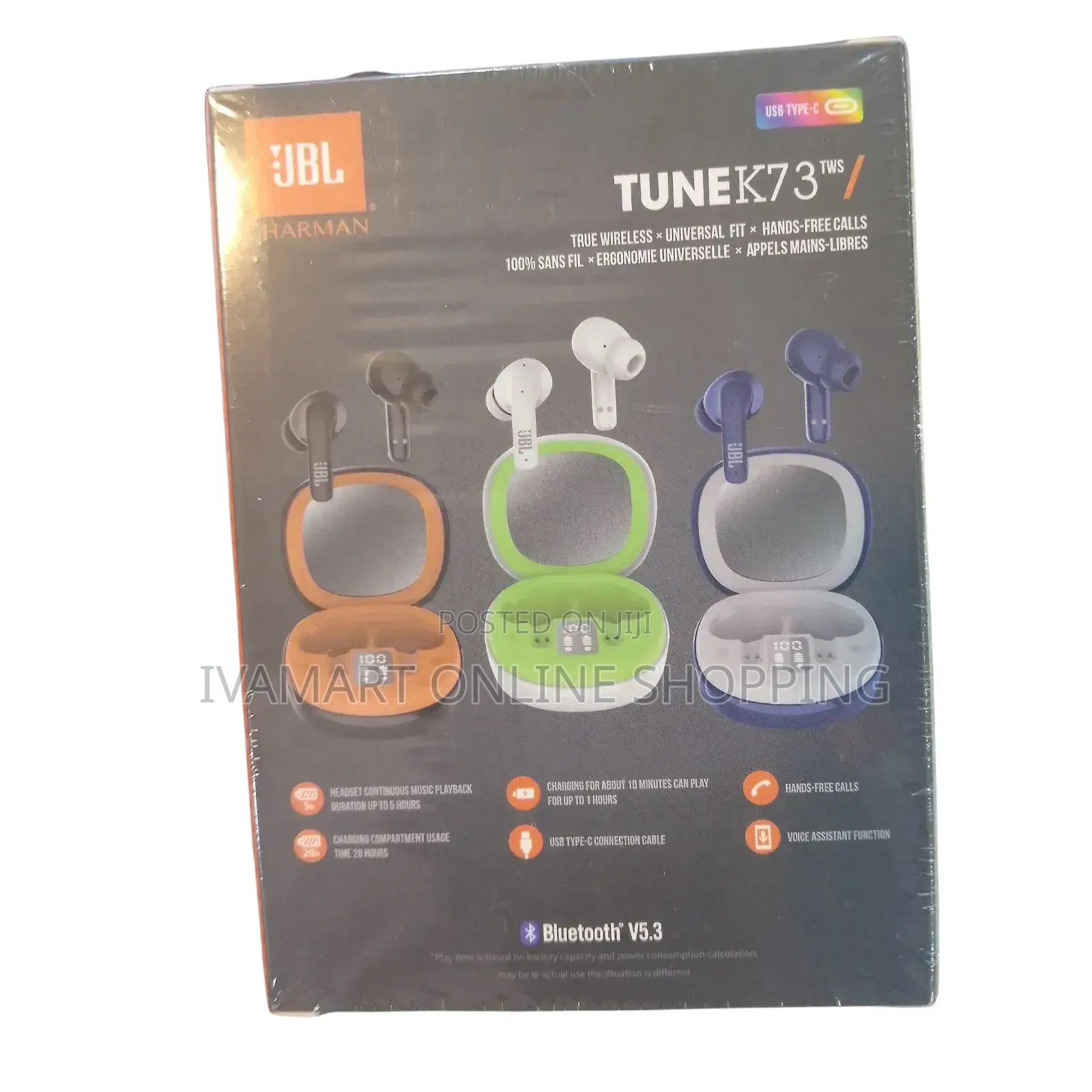 JBL Tune Wireless Earphones - 25 HRS Battery