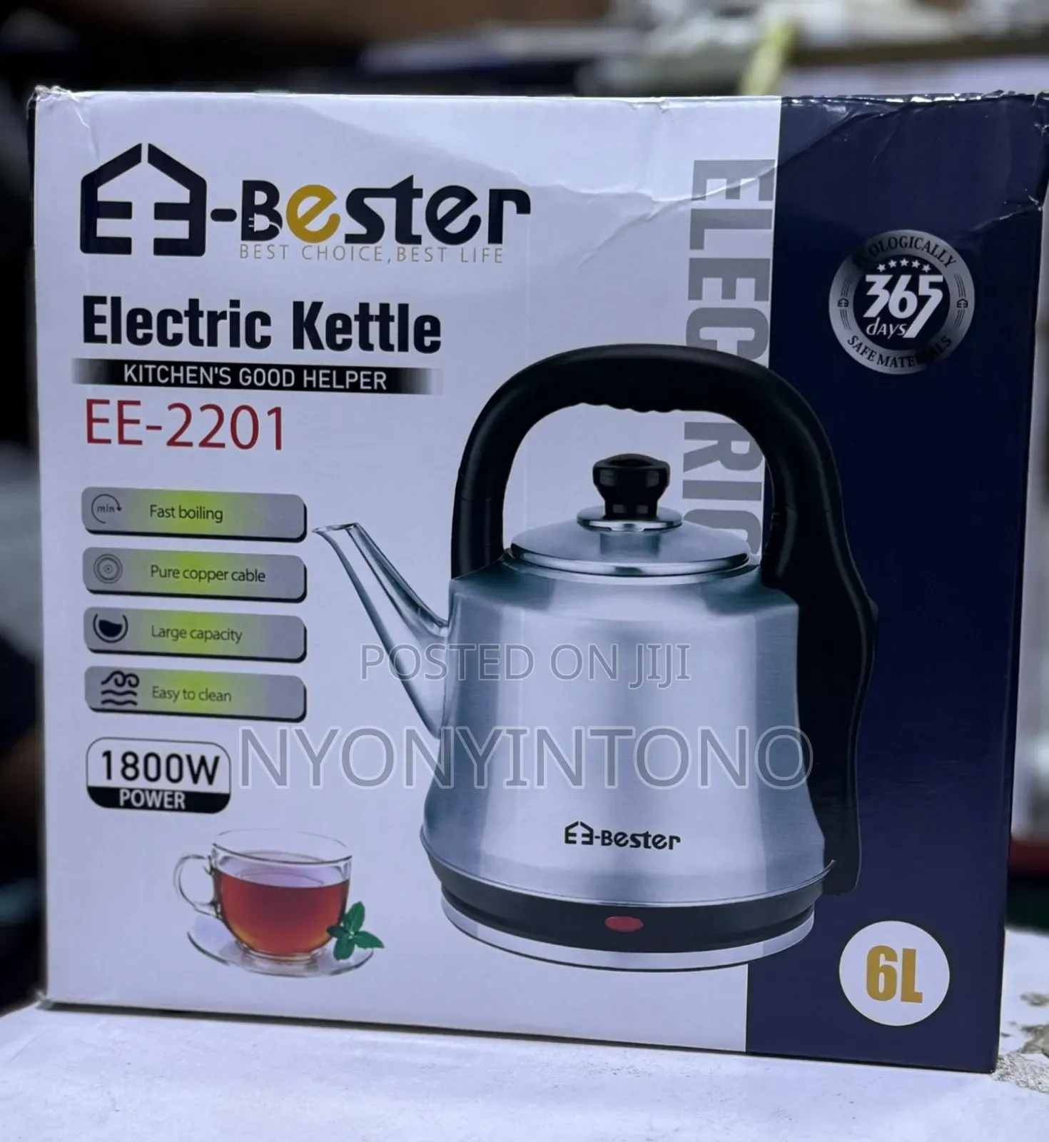 Bester 6liters High-Quality Cordless Electric Kettle