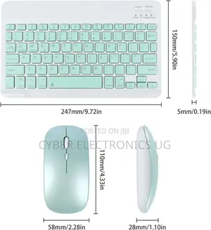 Wireless Bluetooth Keyboard and Mouse Combo Rechargeable