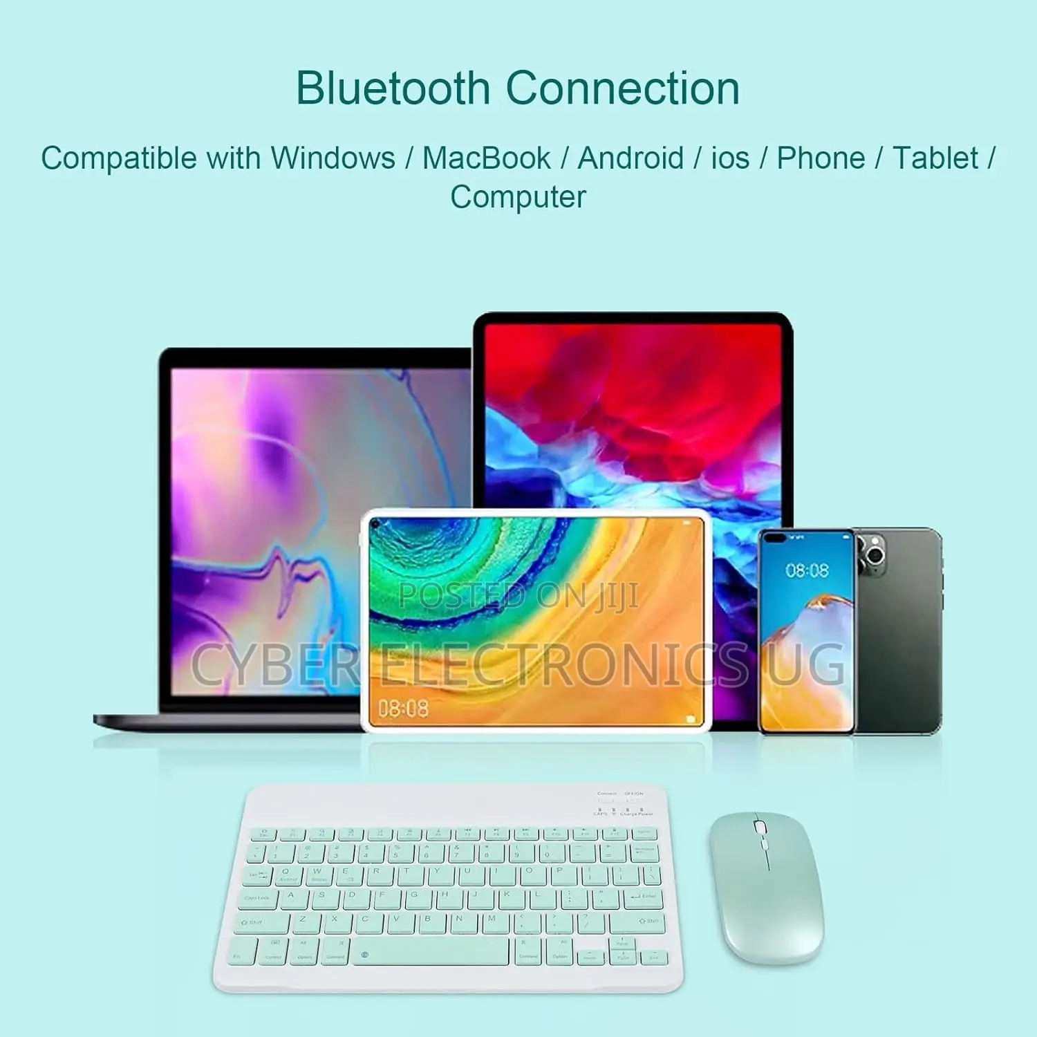 Wireless Bluetooth Keyboard and Mouse Combo Rechargeable
