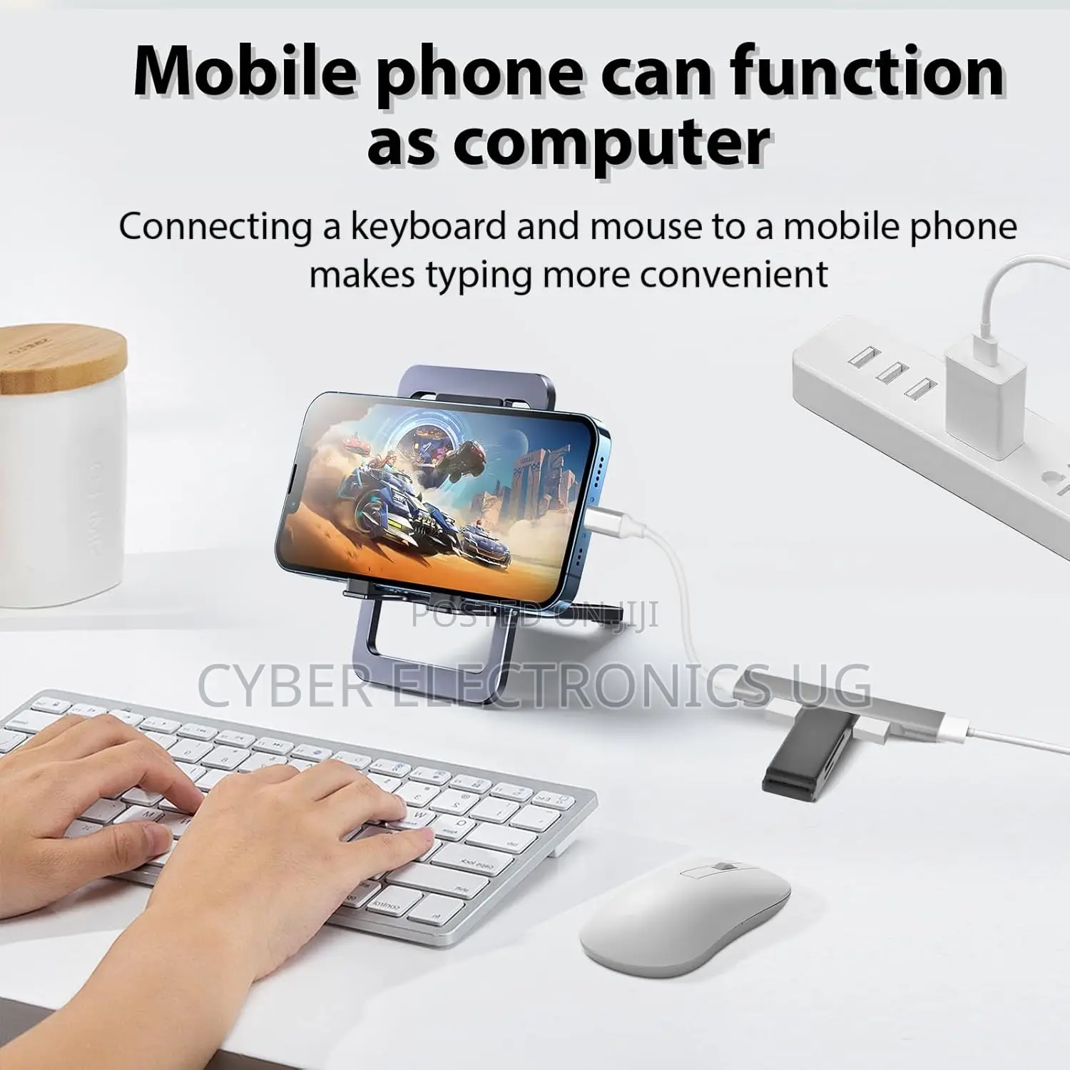 4 Ports Usb C to Usb Hub 3.0 for Macbook and Mobile Phones