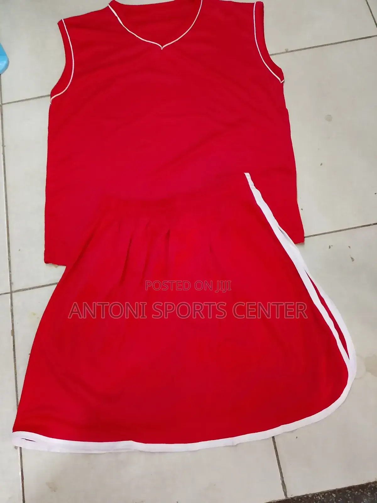 Netball Uniform Red Color