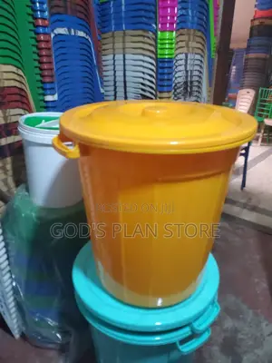 Orange Plastic Buckets