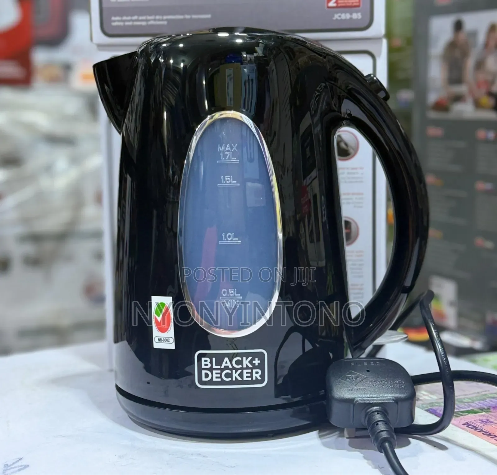 Black Decker 1.7liters Automatic Water Keter