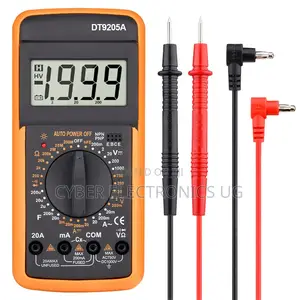 Dt-9205a Digital Multimeter Handheld Ac/Dc Volt Amp
