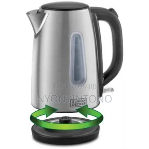 Black Decker High-Quality Stainless Steel Kettle 2yrs Wty