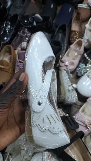 Girls Nice White Shoes