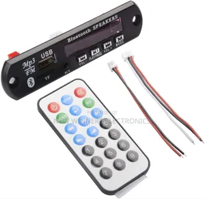 Bluetooth Audio Mp3 Decoder Board With A Remote Control.