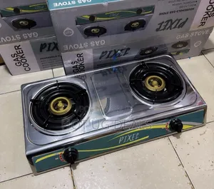 Pixel Two Burner Desktop Gas Stove Burner – Black