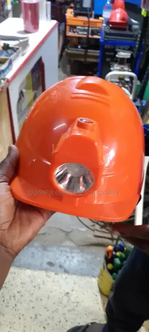 Helmets With Head Lamps(Helmets With Torch) Rechargeable Torch.
