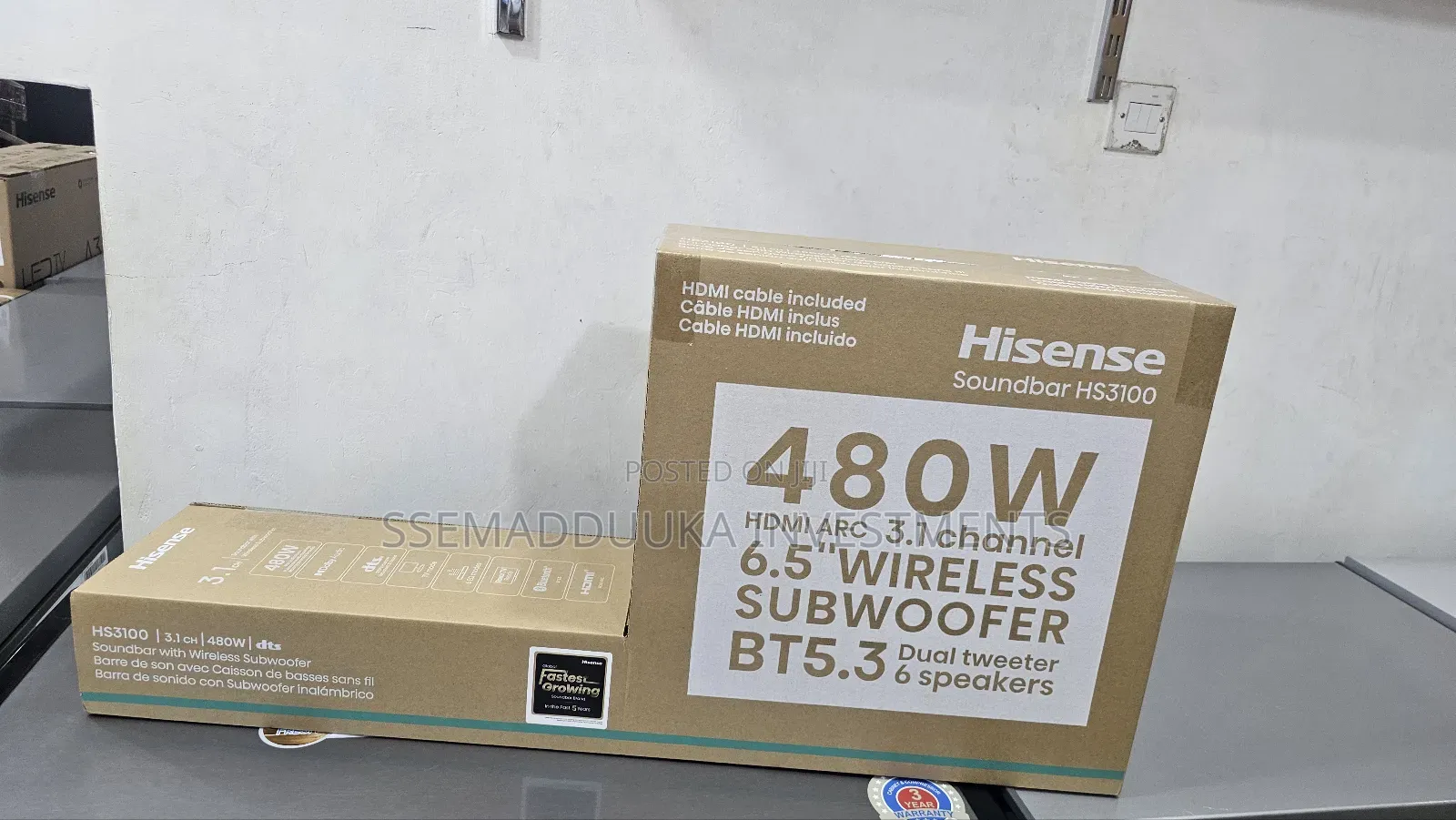 Hisense Sound Bar Hs3100