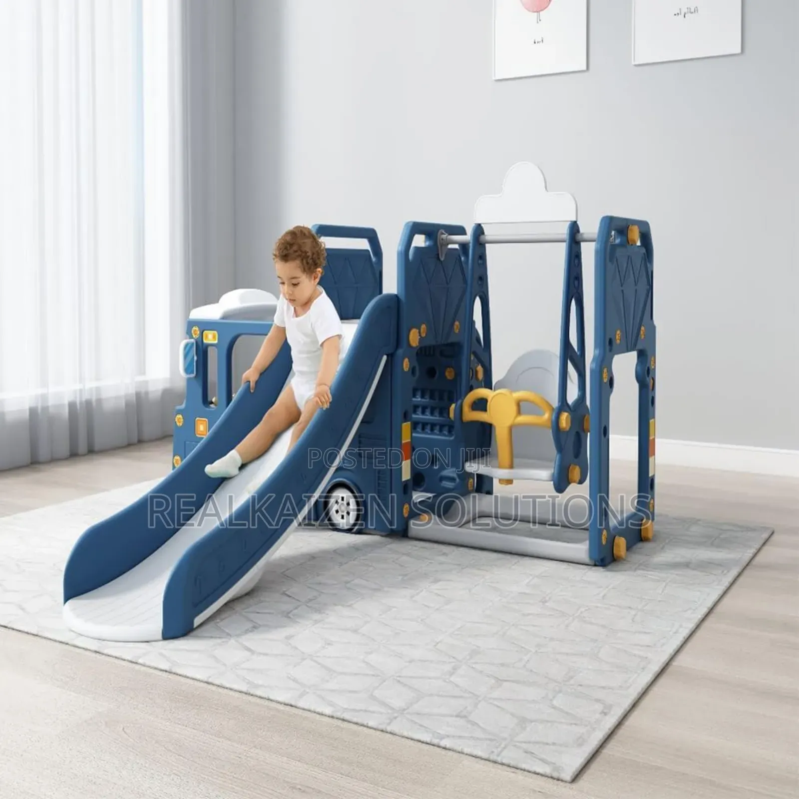 Babylove 3 in 1 | Slide | Swing With Bus