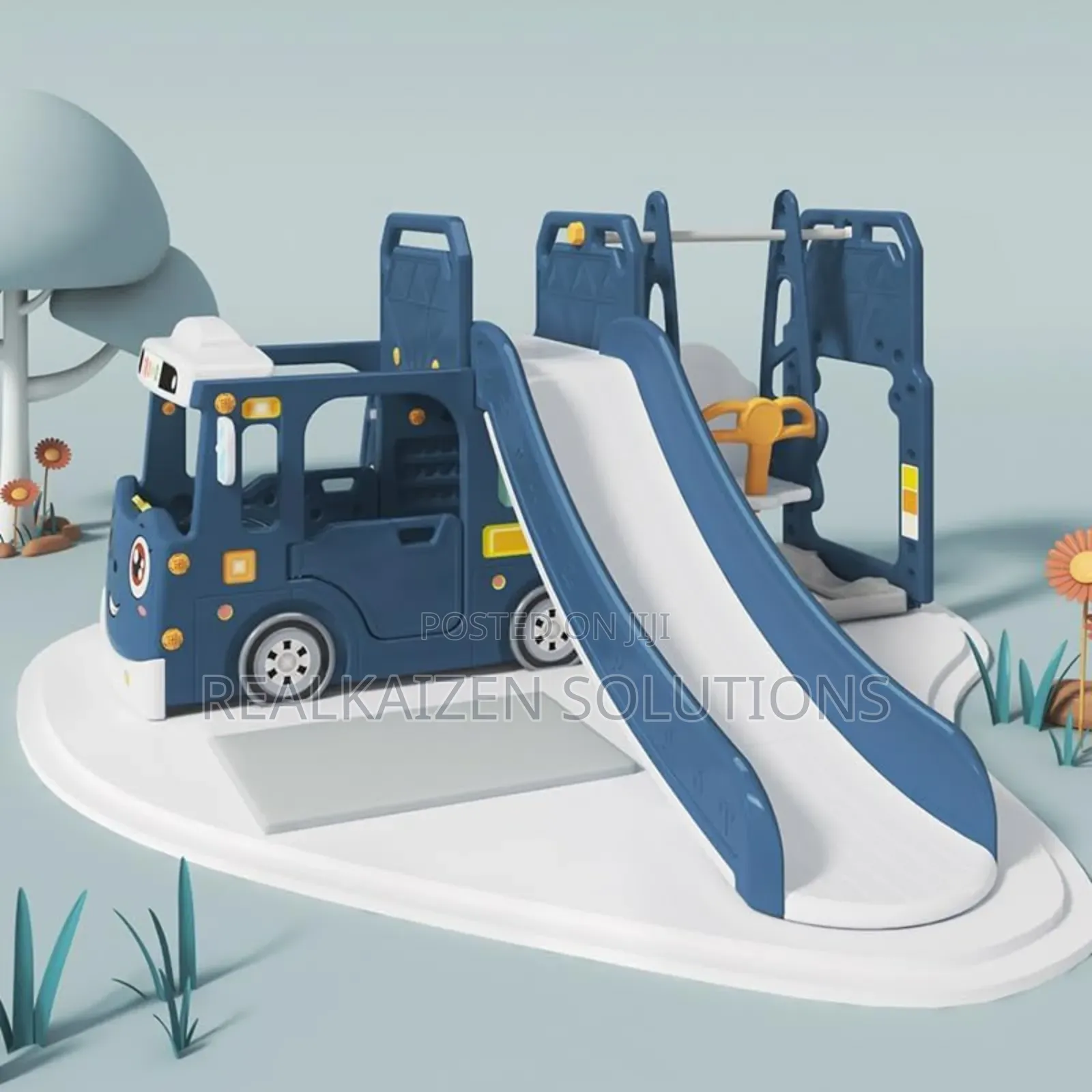 Babylove 3 in 1 | Slide | Swing With Bus