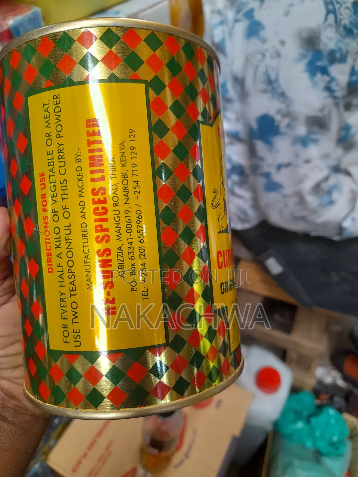 Agood Tin of Simba Mobile Curry Powder