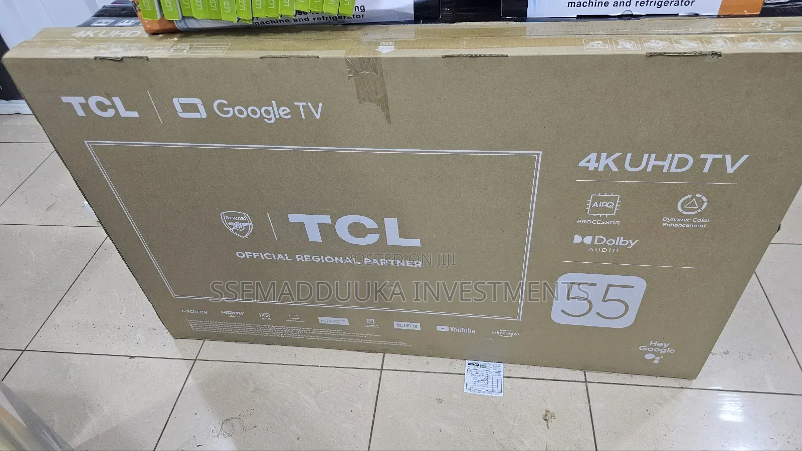 TCL 55 Inches Smart Android Tv