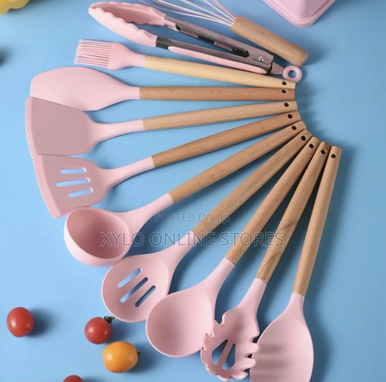 12pc Non Stick Silicone Kitchen Serving Spoons