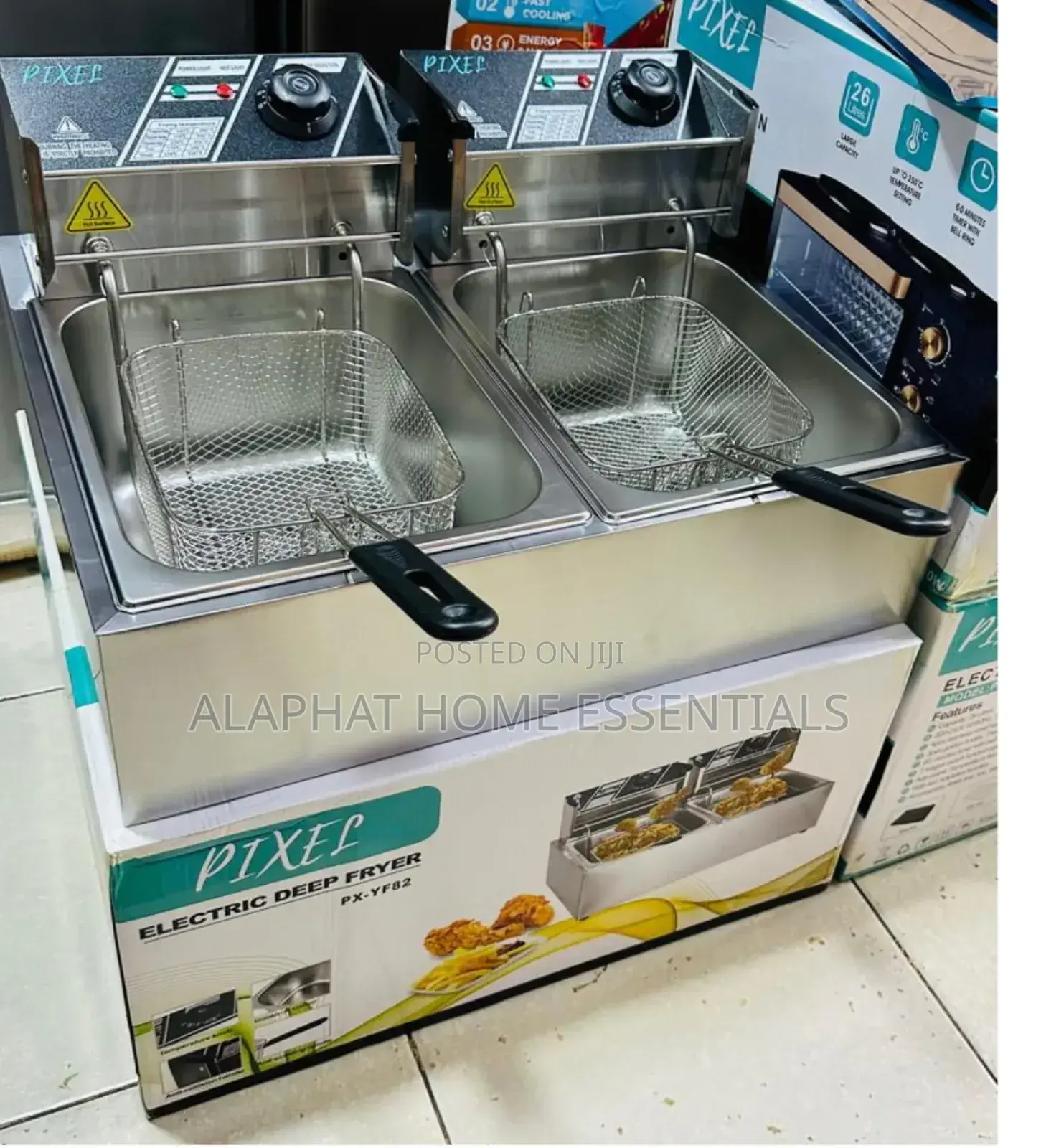 12 Litres Pixel Double Deep Fryer