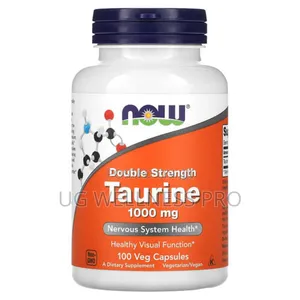 Now Foods, Taurine, Double Strength, 1,000 Mg, 100 Veg Caps