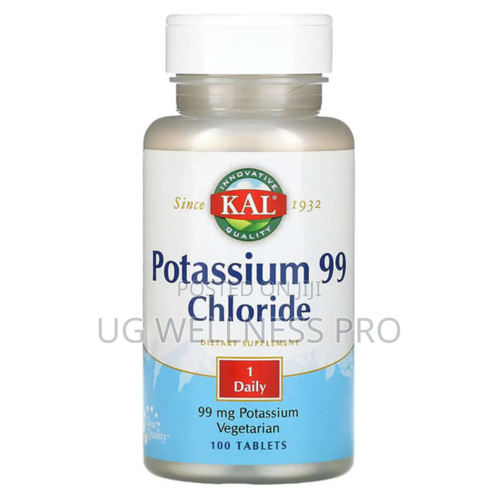 Kal, Potassium 99 Chloride, 99 Mg, 100 Tablets