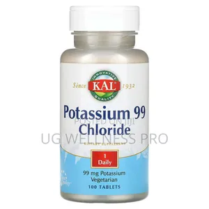 Kal, Potassium 99 Chloride, 99 Mg, 100 Tablets