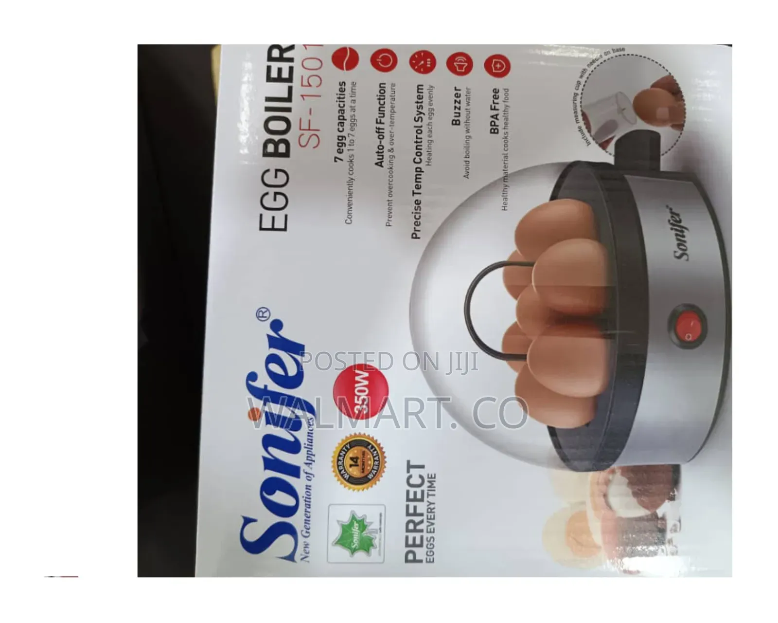 Sonifer Egg Boiler 7 Eggs Capacity