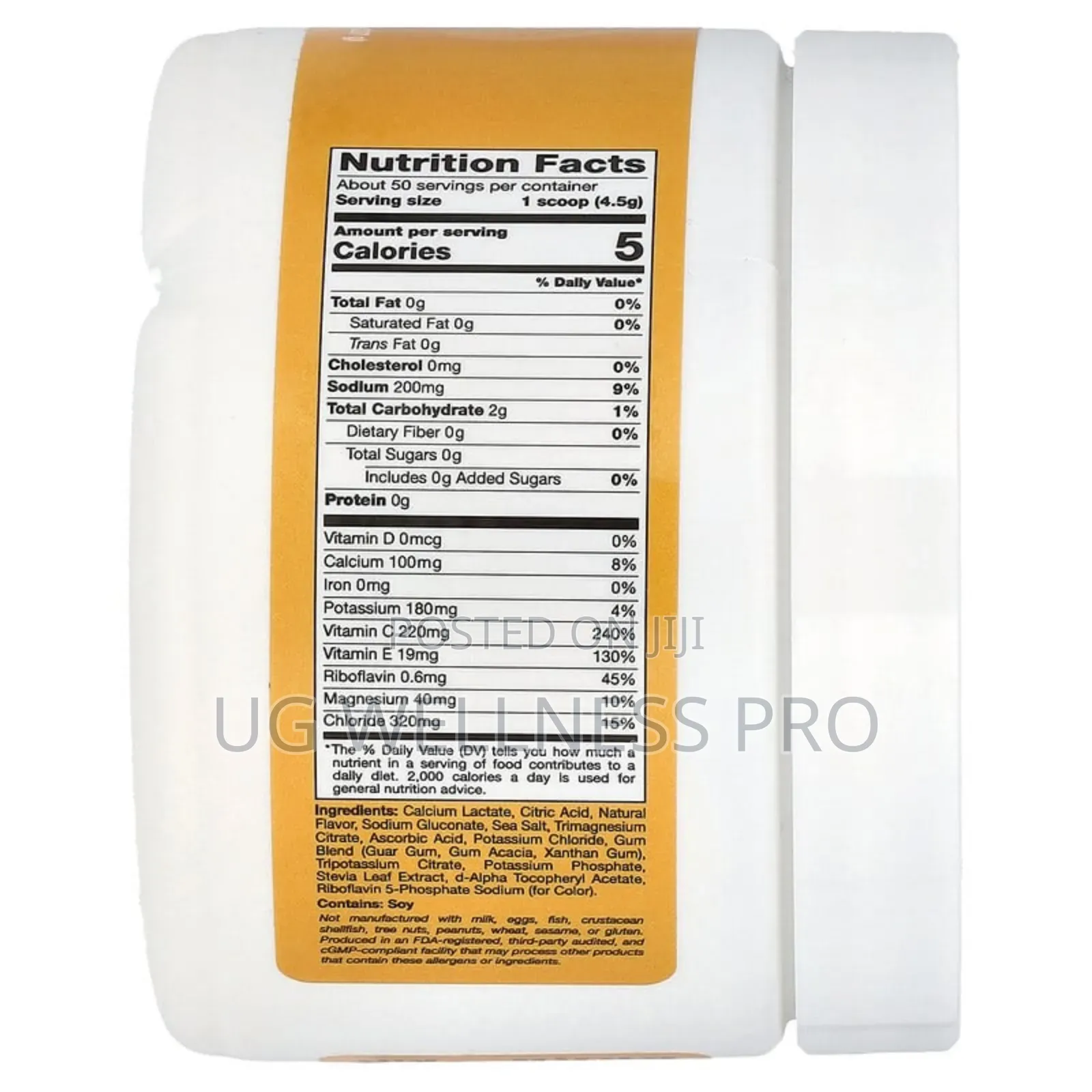 Hydrationup Electrolyte Drink Mix With Vitamin D 227g