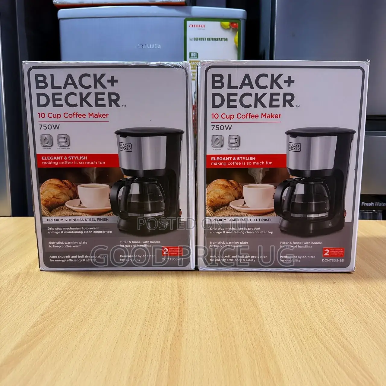 Black N Decker 10 Cup Coffee Machine 750w