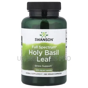 Swanson, Full Spectrum Holy Basil Leaf, 400 Mg, 120 Veg Cap