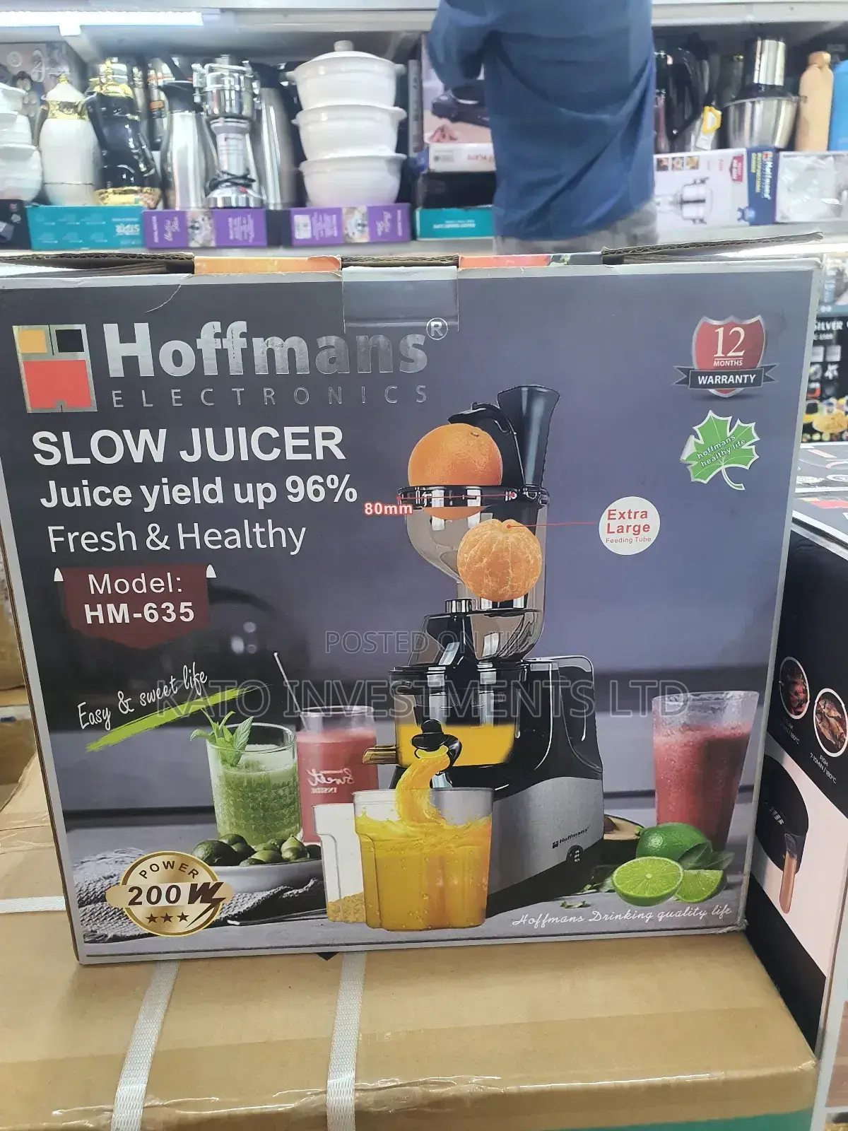 Hm 635 Hoffmans Slow Juicer Blender
