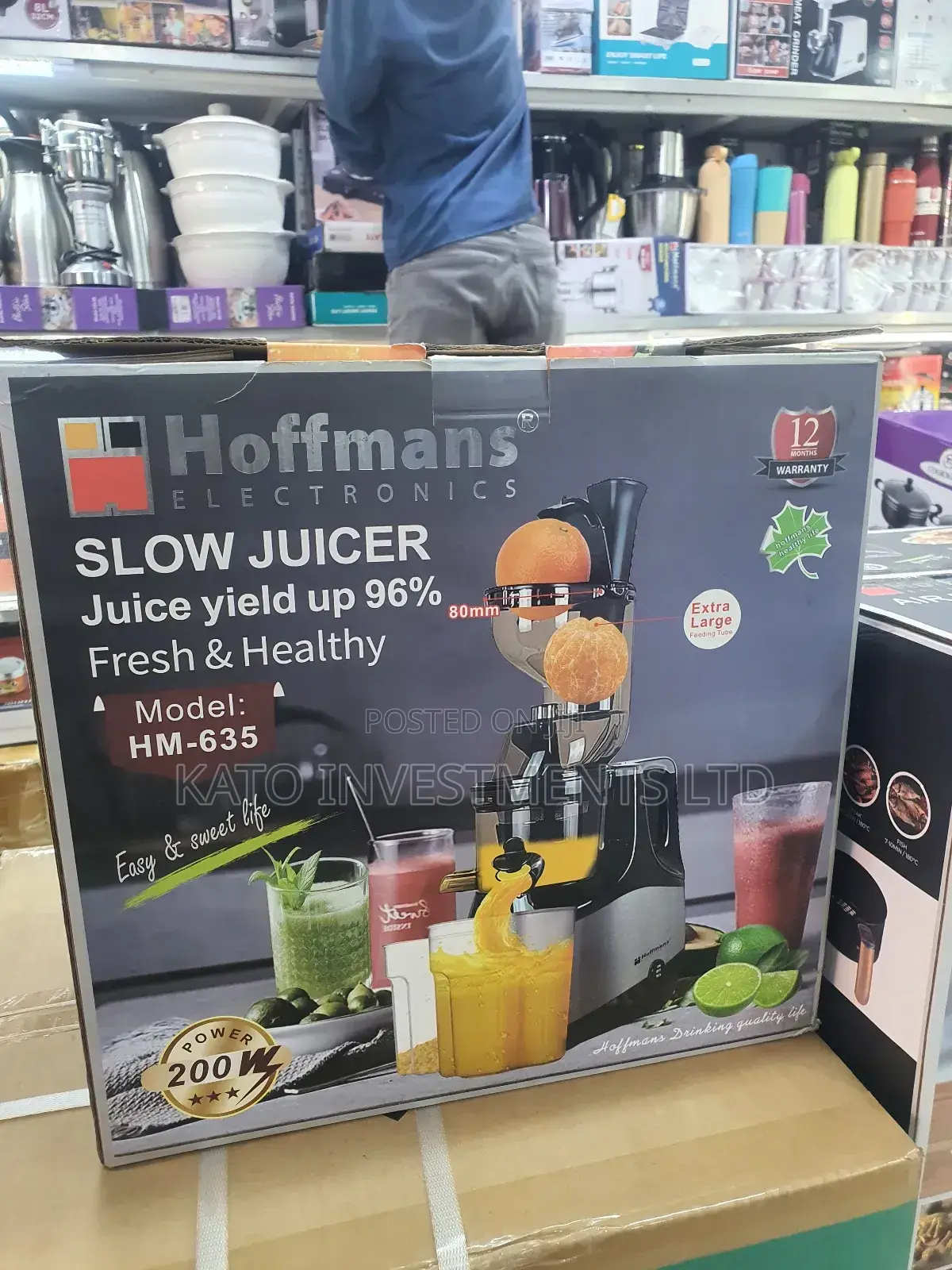 Hm 635 Hoffmans Slow Juicer Blender