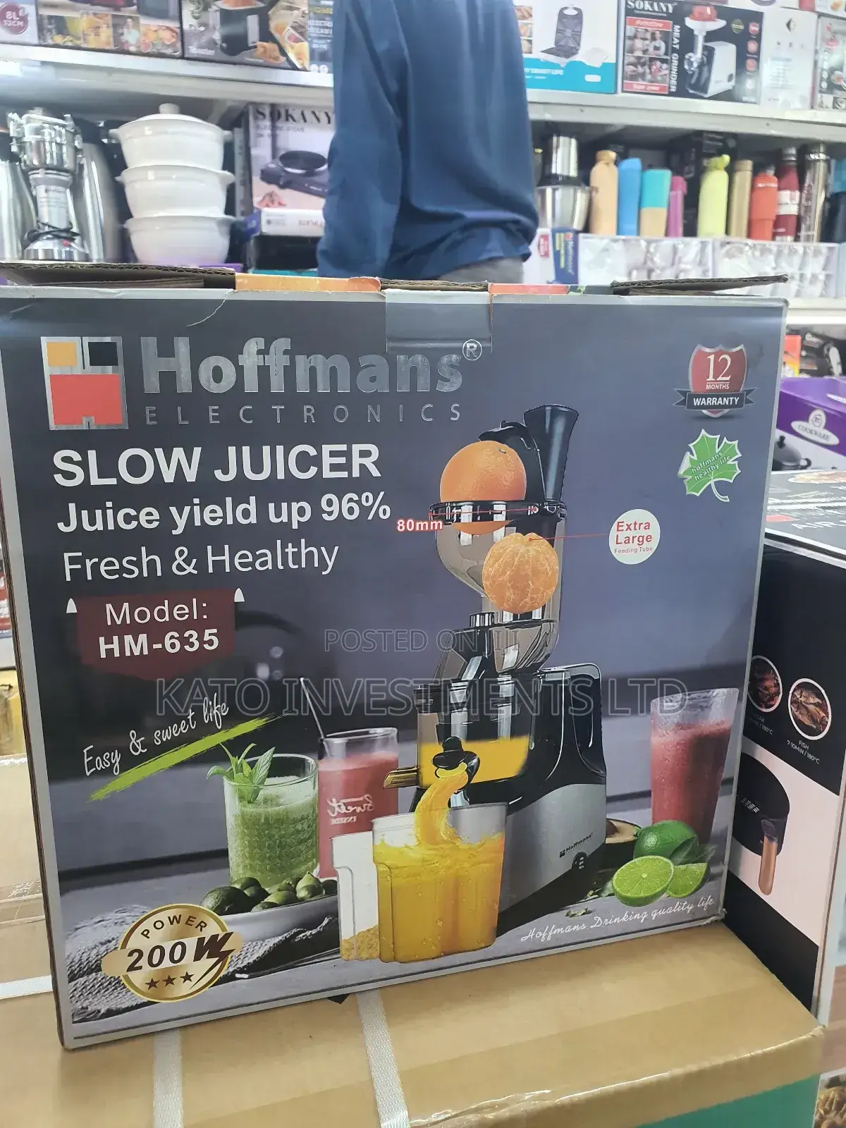 Hm 635 Hoffmans Slow Juicer Blender