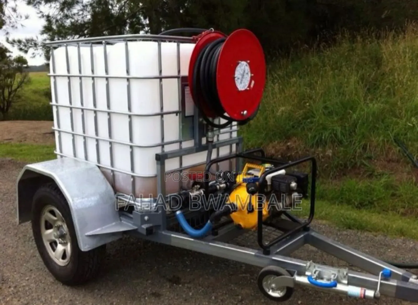 Fluid Dispenser on Wheels
