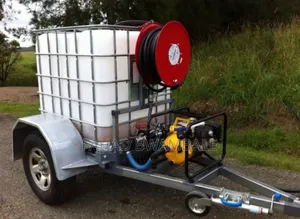 Fluid Dispenser on Wheels