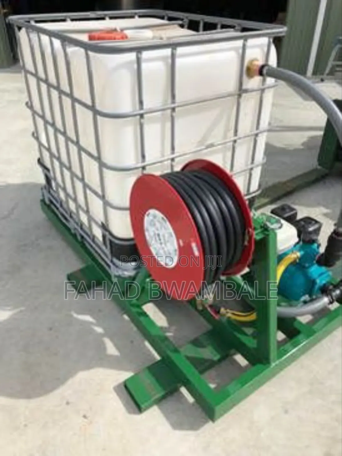 Fluid Dispenser on Wheels