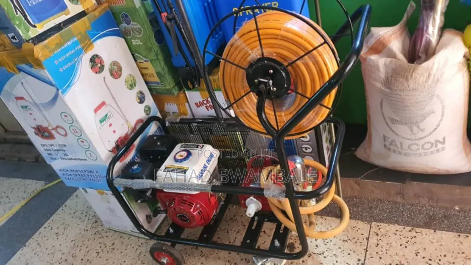 Fluid Dispenser on Wheels