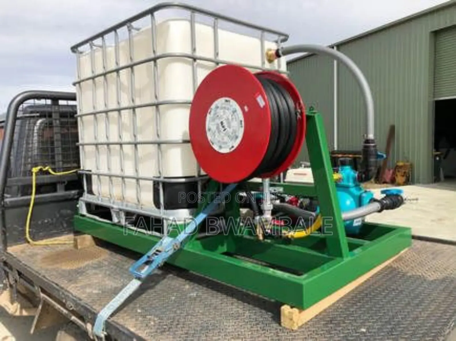 Fluid Dispenser on Wheels