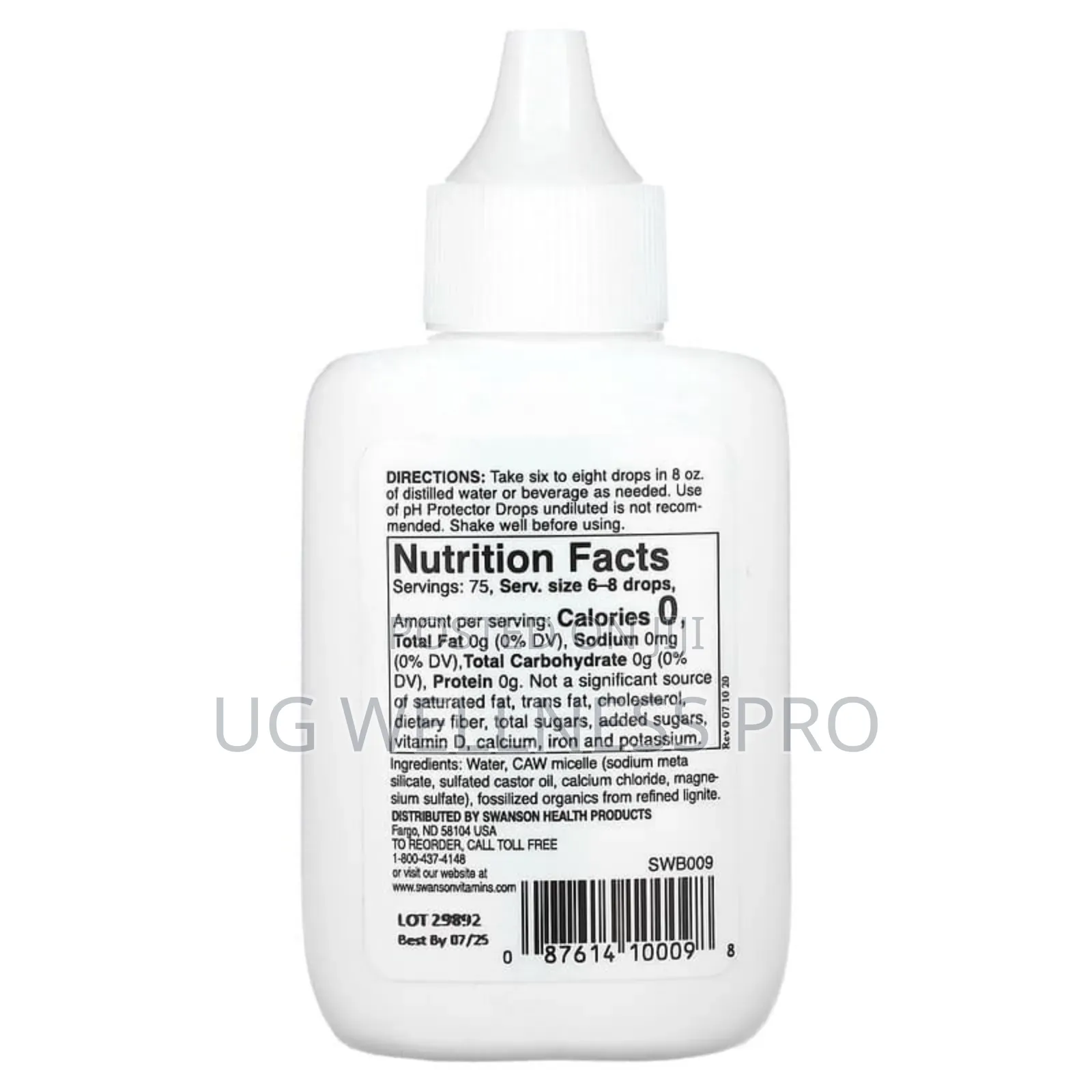 Swanson, Alkaline Booster, Ph Protector Drops, (37.5 Ml)