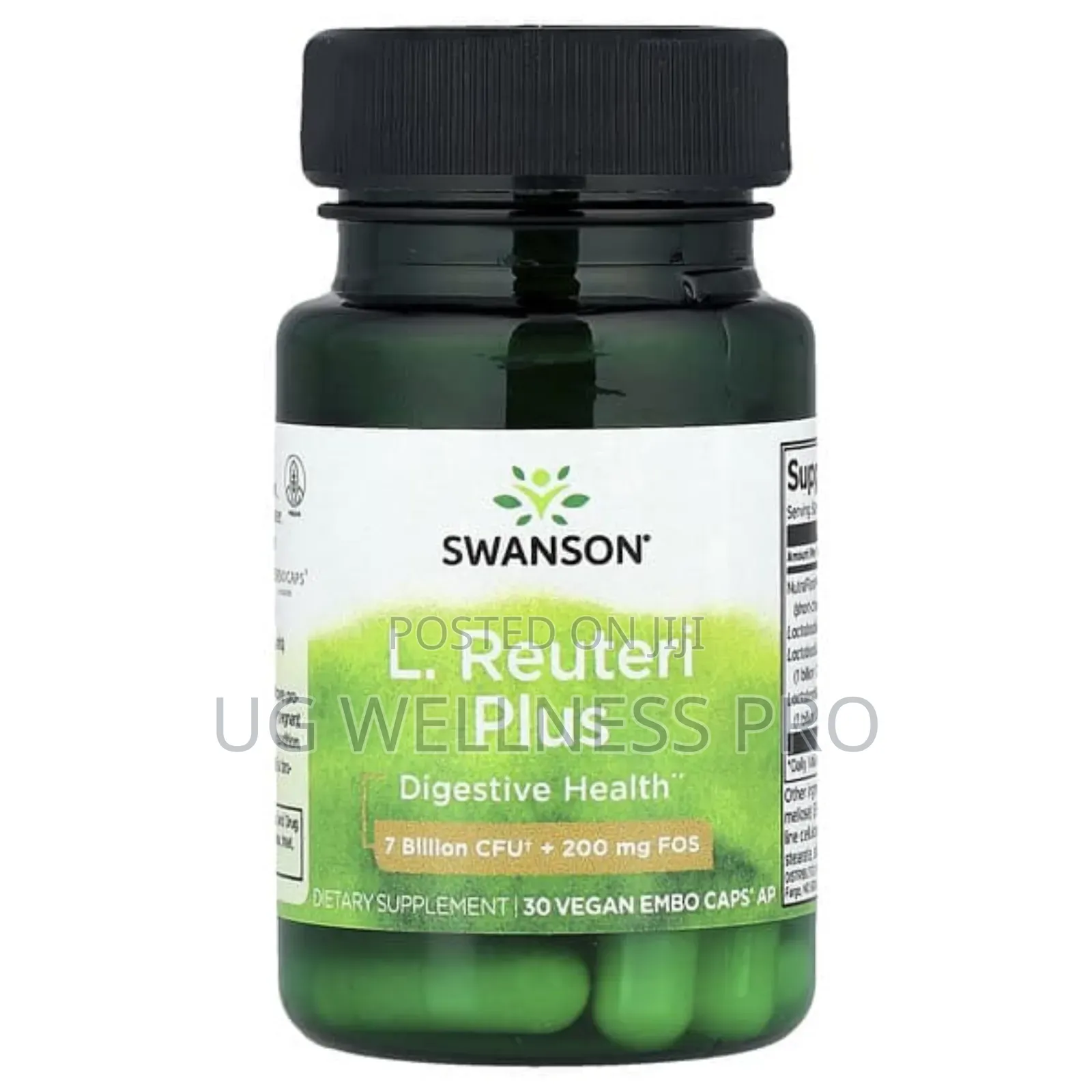 Swanson, L. Reuteri Plus, 30 Vegan Embo Caps Ap