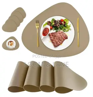 6pcs Oval Round Placemats