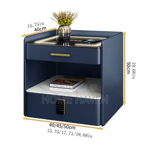 Smart Bedside Charging Table And Safe