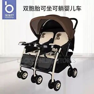 Foldable Double Baby Stroller