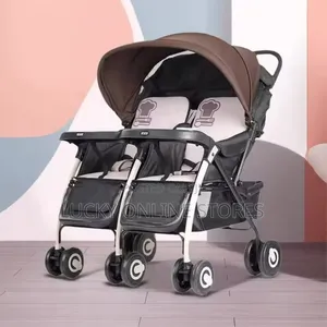 Foldable Double Baby Stroller