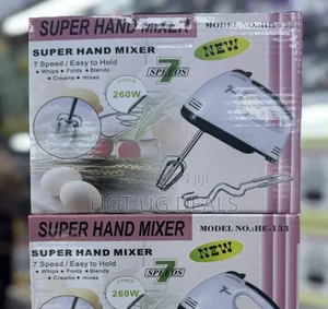 Electric 7 Speed Hand Mixer - White