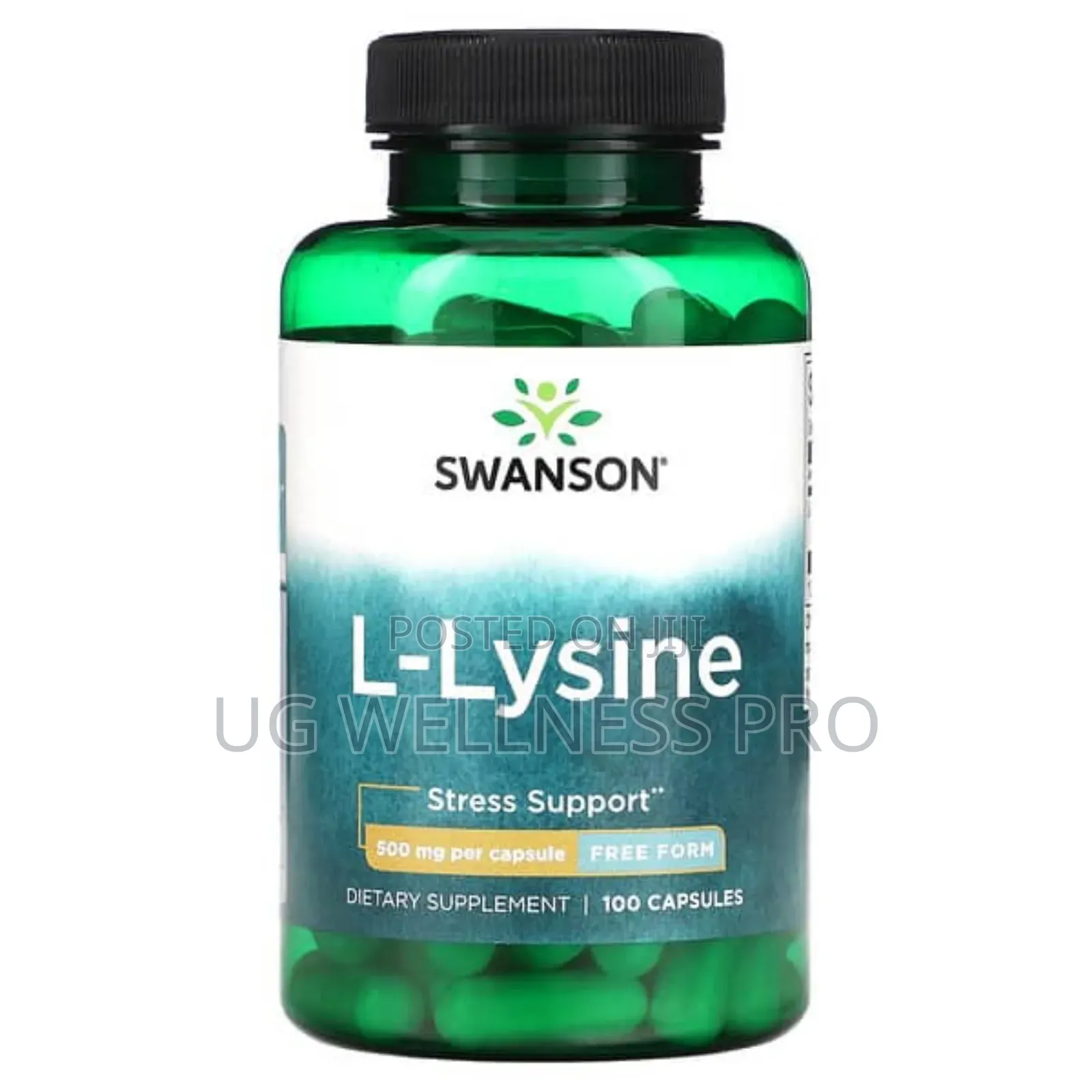 Swanson, L-Lysine, 500 Mg, 100 Capsules