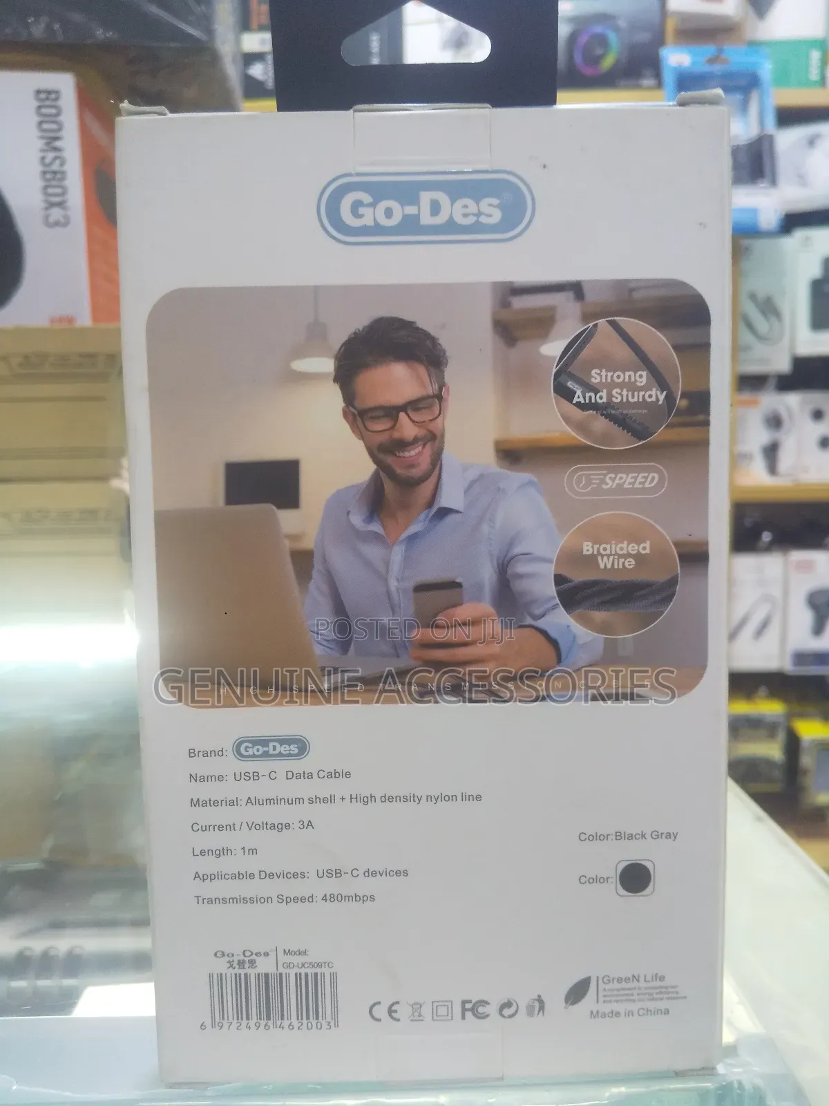 Go-Does Fast Charging Usb-C Data Cable
