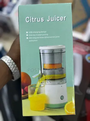 Portable, Rechargeable Citrus Juicer,