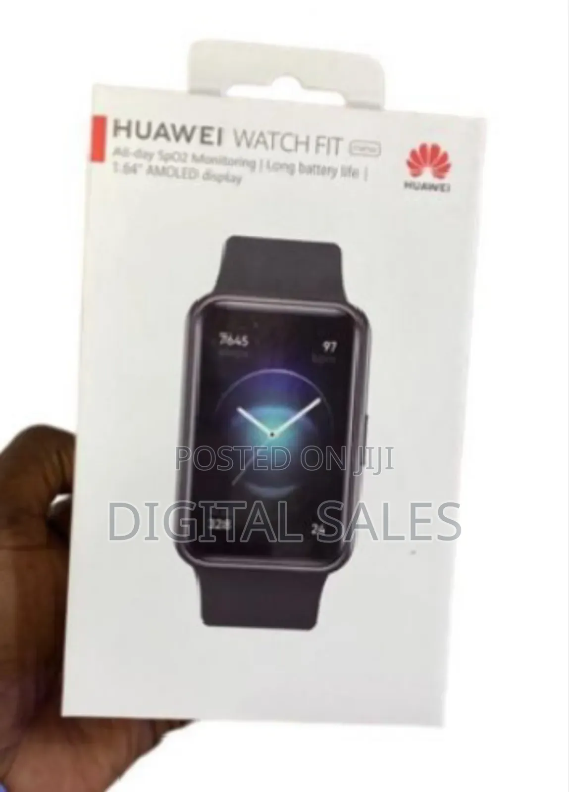 Huawei Watch Fit Bluetooth Smartwatch, 1.64" Amoled Display.