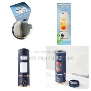Portable Rechargeable Fruit Juicer With 8 Blades 450ml