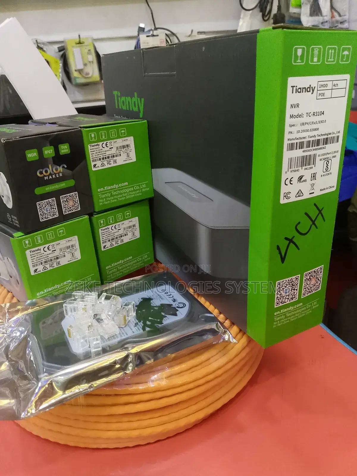 4ch Kit for CCTV Cameras